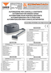 CARDIN ELETTRONIC BL1924ASW Manual De Instrucciones