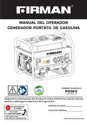 Firman P03611 Manual Del Operador