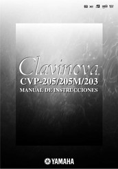 Yamaha Clavinova CVP-103M Manual De Instrucciones