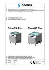 edenox Sline-650 Plus Instrucciones Para La Instalación, Uso Y Mantenimento