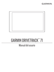 Garmin DRIVETRACK 71 Manual Del Usuario