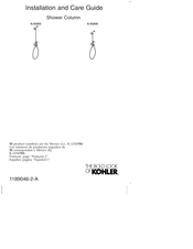 Kohler K-45906-BL Guía De Instalación Y Cuidado