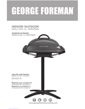 George Foreman GFO201R Manual De Uso Y Cuidado