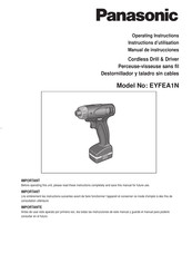 Panasonic EYFEA1N2S Manual De Instrucciones