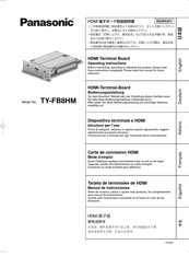 Panasonic TY-FB8TA Manual De Instrucciones