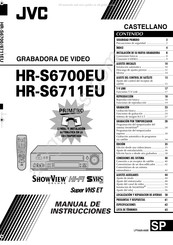 JVC HR-S6711EU Manual