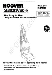 Hoover SteamVac F59069 Manual Del Usuario