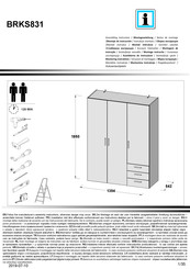 Forte BROOKLIN BRKS831 Instrucciones De Montaje