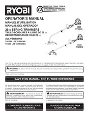 Ryobi SS26 RY28040 Manual Del Operador