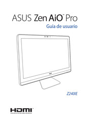 Asus ZEN AiO Pro Z240IE Guía De Usuario