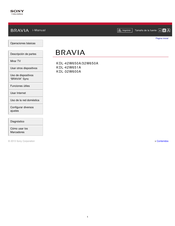Sony BRAVIA KDL-32W650A Manual