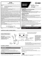 ESA ET432E Manual Del Usuario