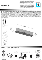 Forte MEGB02 Instrucciones De Montaje