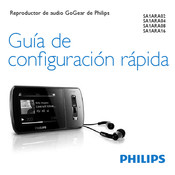 Philips GoGear SA1ARA16 Guía De Configuración Rápida