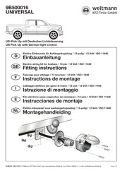 Weltmann KFZ-Teile 9B500016 Instrucciones De Montaje