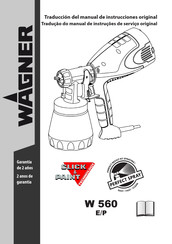 WAGNER W 560 Traduccion Del Manual De Instrucciones Originale