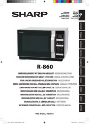 Sharp R860SLM Manual De Instrucciones