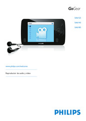 Philips GoGear SA6185 Manual Del Usuario