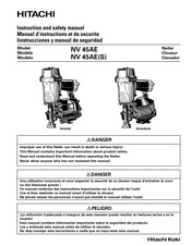 Hitachi NV 45AES Instrucciones Y Manual De Seguridad