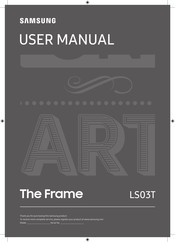 Samsung The Frame QN65LS03T Manual Del Usuario