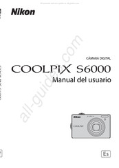 Nikon COOLPIX S6000 Manual Del Usuario