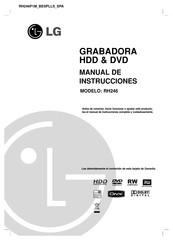 LG RH246 Manual De Instrucciones