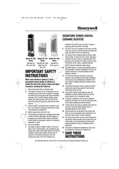 Honeywell HZ-3750 Serie Manual Del Usuario