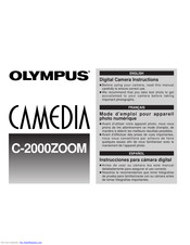 Olympus CAMEDIA C-2000ZOOM Instrucciones