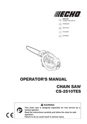 Echo CS-2510TES Manual Del Operador