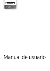 Philips Essential HD928 Serie Manual De Usuario