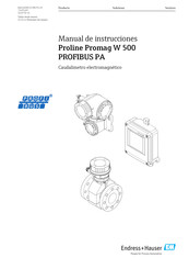 Endress+Hauser Proline Promag W 500 Manual De Instrucciones