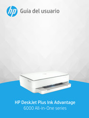 HP DeskJet Plus Ink Advantage 6000 Serie Guia Del Usuario