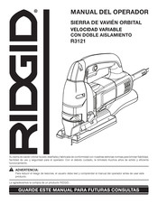 RIDGID R3121 Manual Del Operador