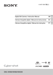 Sony Cyber-shot DSC-WX80 Manual De Instrucciones