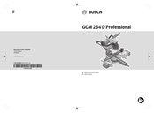 Bosch GCM 254 D Professional Manual Original