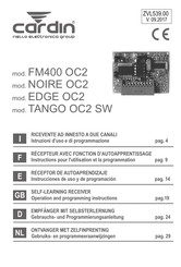 Cardin EDGE OC2 Instrucciones De Uso Y De Programación