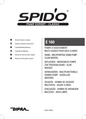 SPIDO E160 Manual De Instrucciones Original