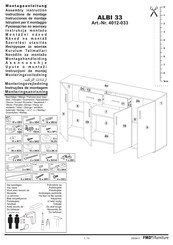 FMD Furniture ALBI 33 4012-033 Instrucciones De Montaje