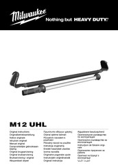 Milwaukee M12 UHL Manual Original