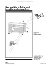 Whirlpool ACD052PK0 Manual De Uso Y Cuidado E Instrucciones De Instalación