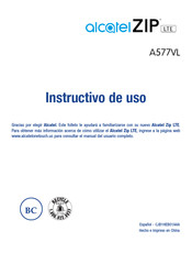 Alcatel ZIP LTE Instructivo De Uso