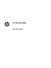 HP Officejet 6800 e-All-in-One Serie Guia Del Usuario