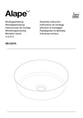 Alape SB.CO375 Instrucciones De Montaje