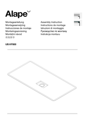 Alape UB.KF800 Instrucciones De Montaje