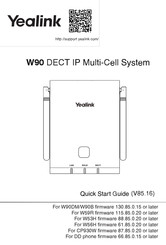 Yealink W90B Guia De Inicio Rapido