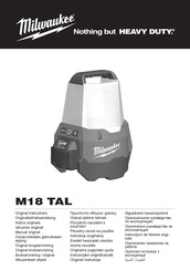 Milwaukee M18 TAL Manual Original