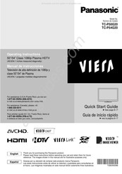 Panasonic VIERA TC-P50G20 Manual De Instrucciones