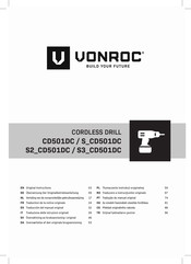 VONROC 8717479074914 Traducción Del Manual Original