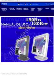 Philips 180B2S Manual De Uso