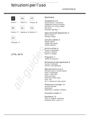 Hotpoint Ariston LFTA+ M174 Manual De Instrucciones